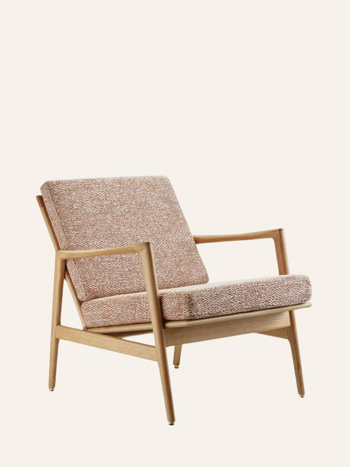 Fauteuil en bois de chêne tissu Sierra, Stefan Braid Sierra