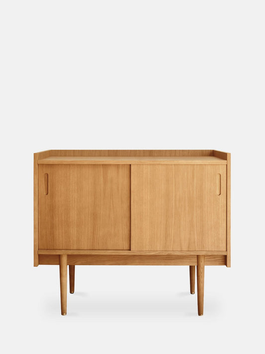 Petite enfilade en chêne 2 étagères, Série 1050