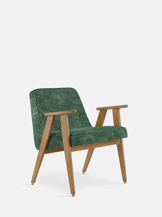366 Armchair in Marble Bottle Green