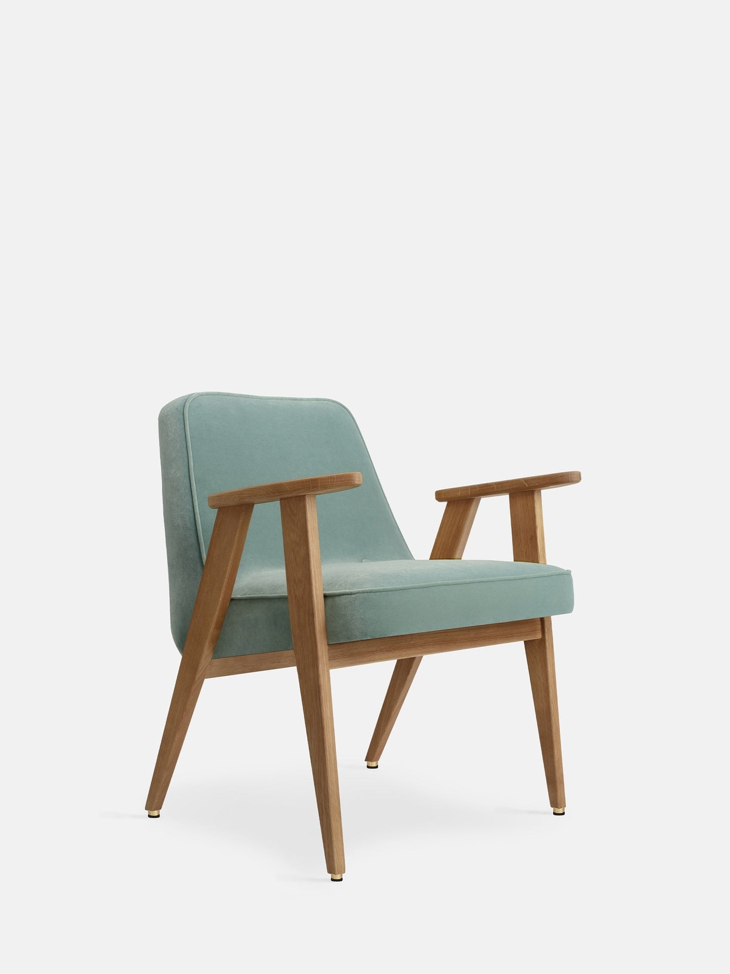 366 Armchair in Velvet Mint