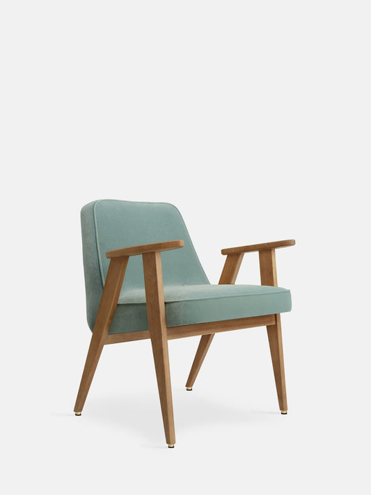 366 Armchair in Velvet Mint