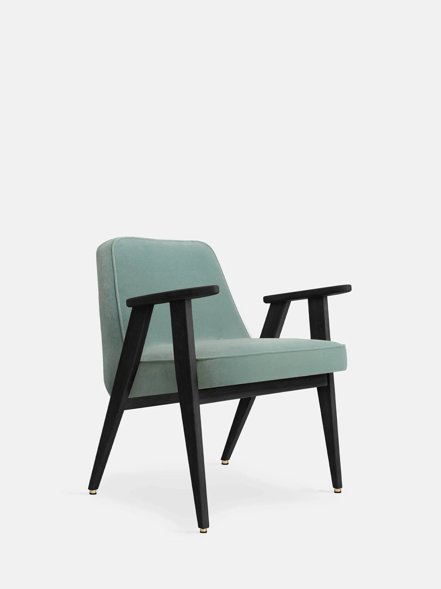 366 Armchair in Velvet Mint