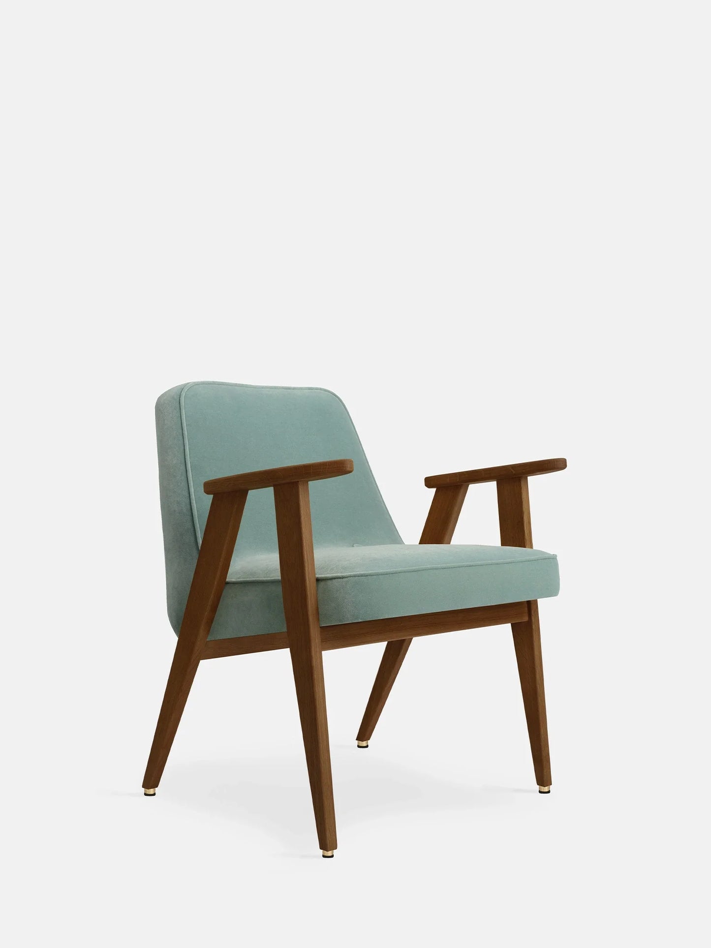366 Armchair in Velvet Mint