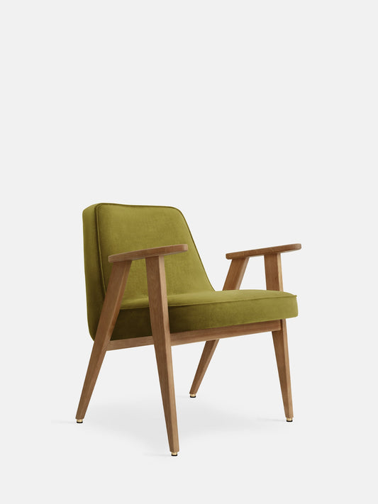 366 Armchair in Velvet Olive