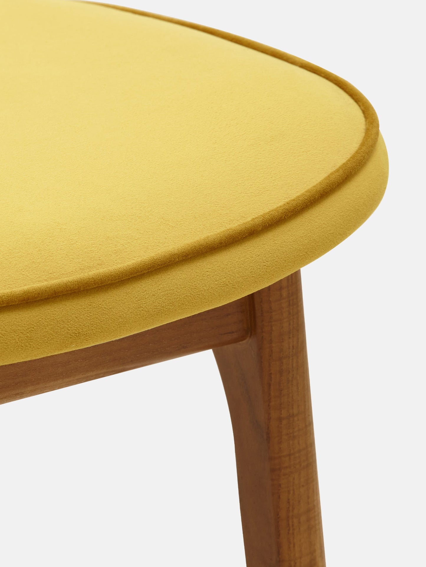 200-190 Bar Stool Basic M/75 in Shine Velvet Mustard