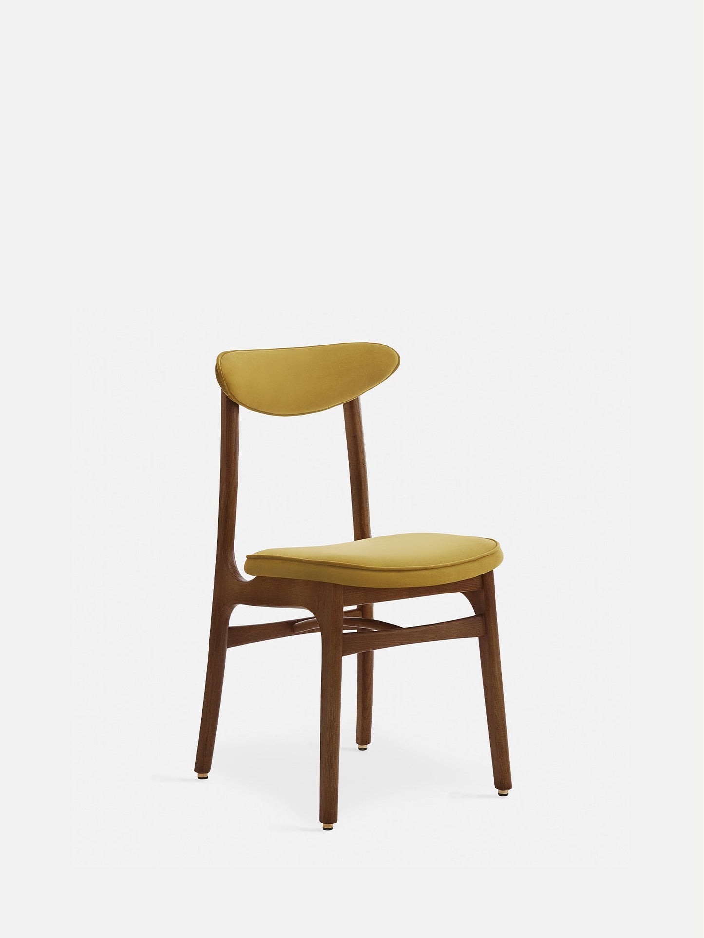 200-190 Chair in Shine Velvet Mustard