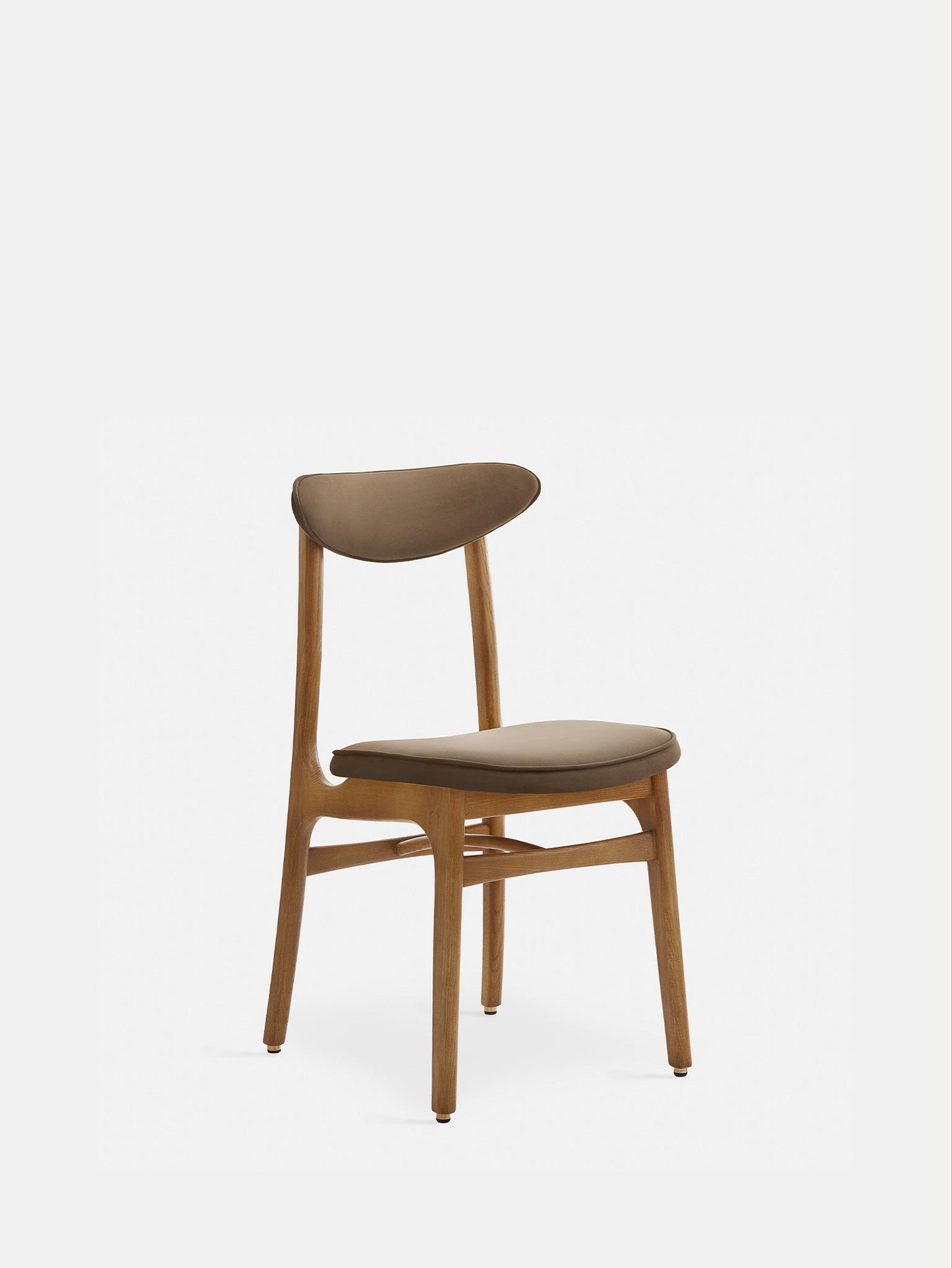 200-190 Chair in Shine Velvet Taupe