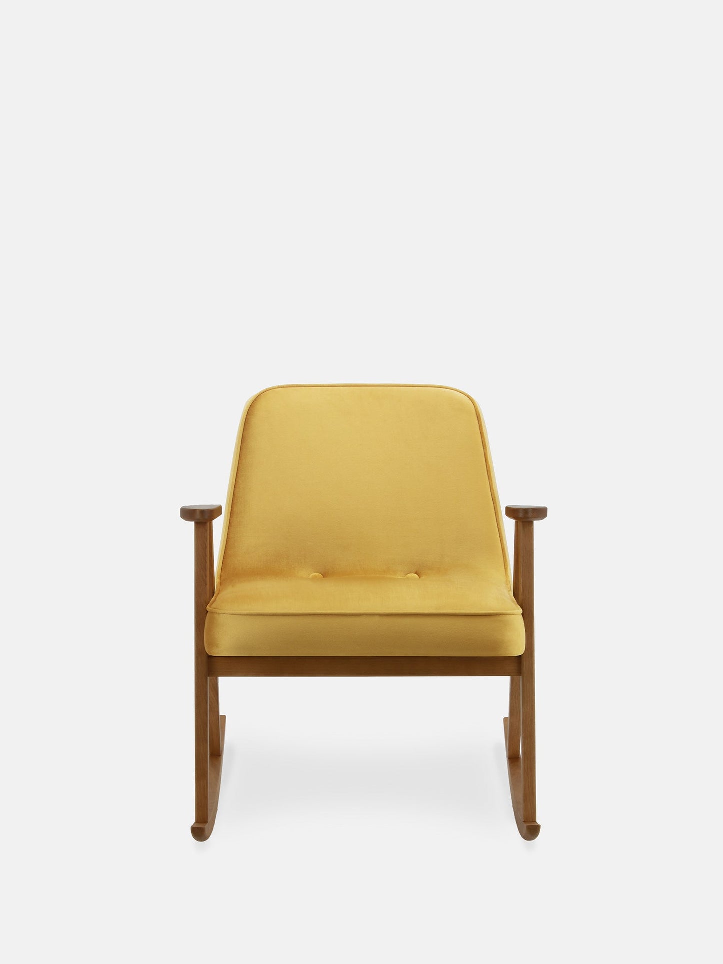 366 Rocking Chair in Shine Velvet Mustard