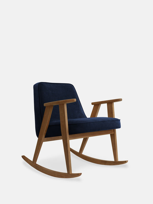366 Rocking Chair in Velvet Indigo