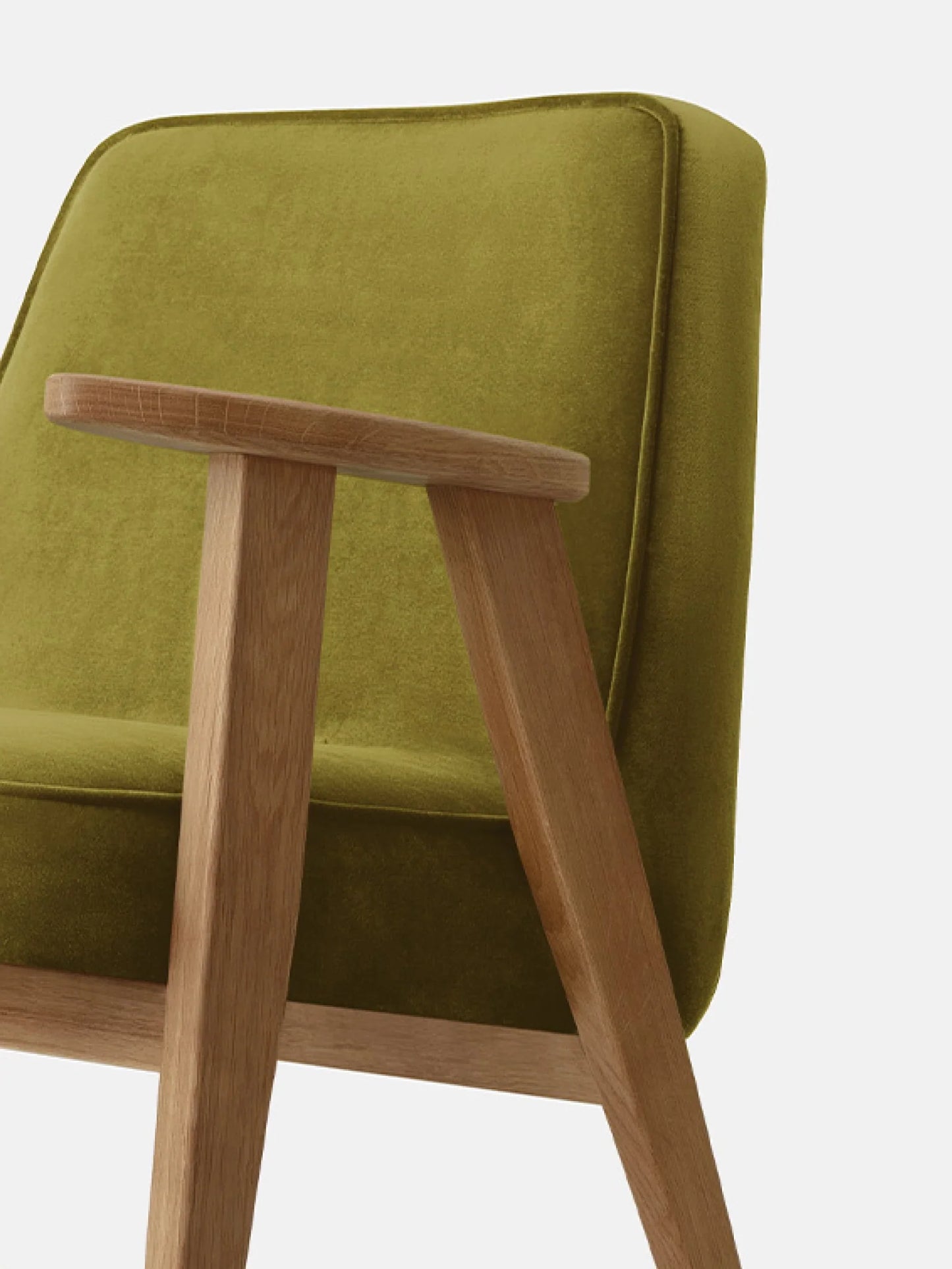 366 Armchair in Velvet Olive