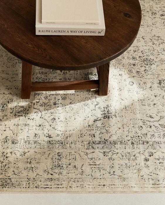 TAPIS JUTE DESIGN VINTAGE