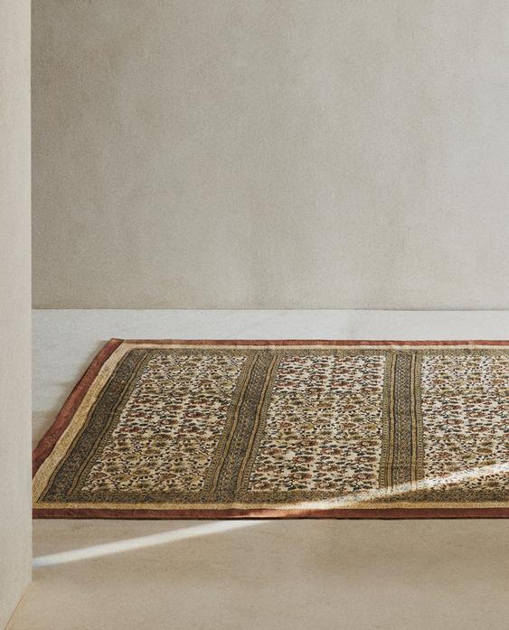 TAPIS JUTE DESIGN VINTAGE