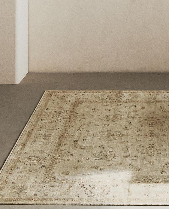 TAPIS JUTE DESIGN VINTAGE
