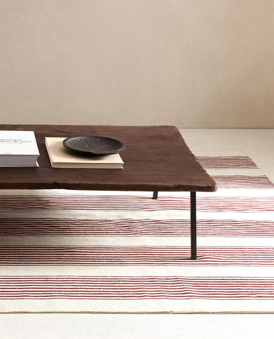 TAPIS JUTE DESIGN VINTAGE
