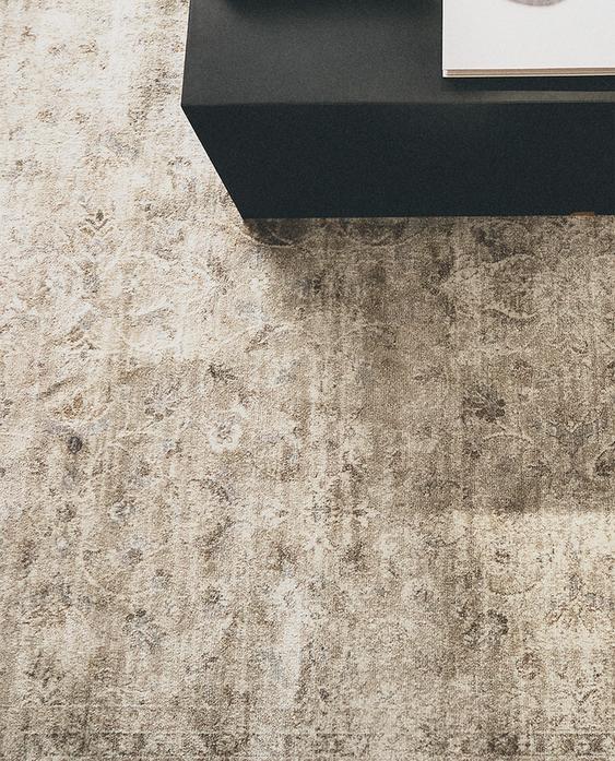 TAPIS JUTE DESIGN VINTAGE