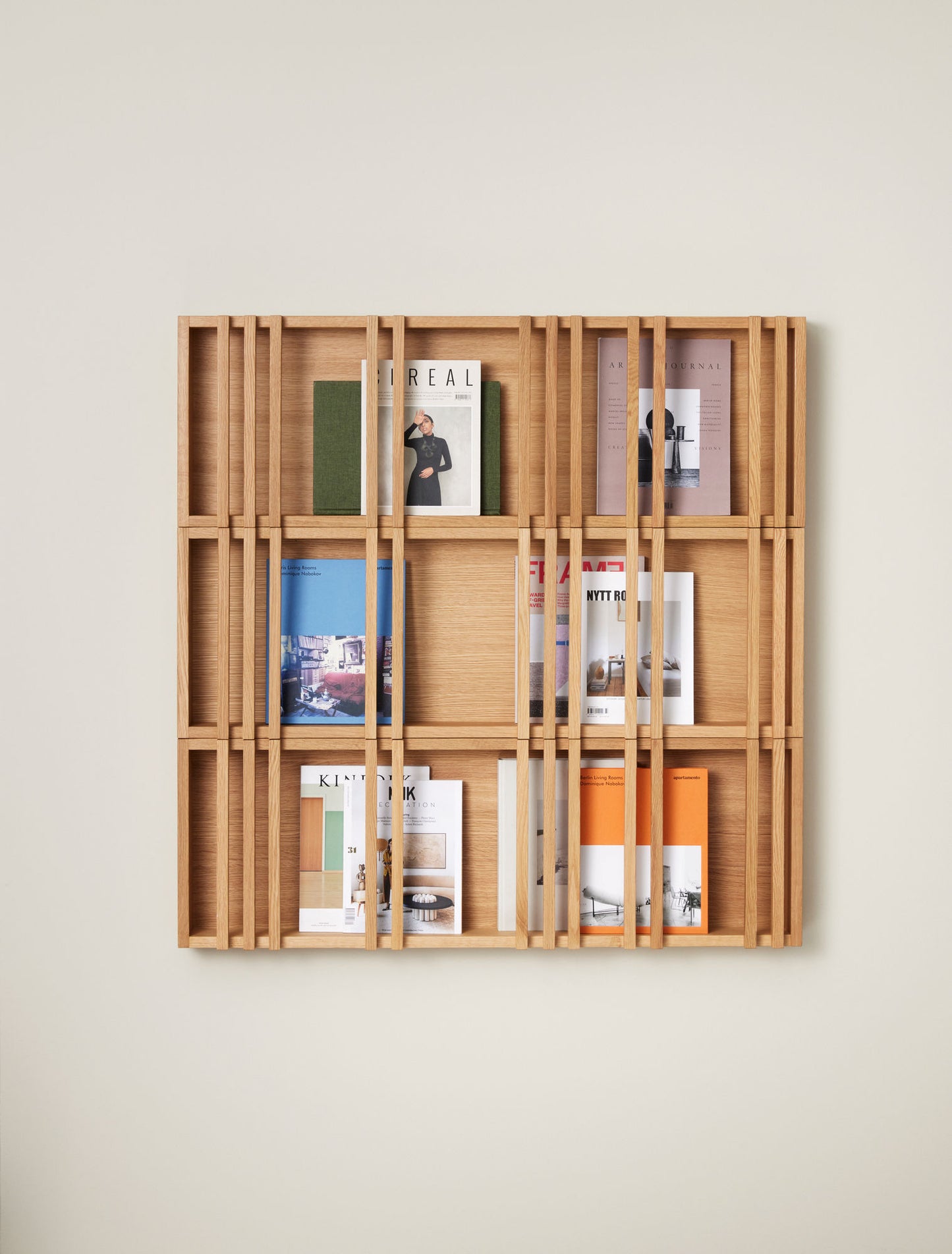 Hübsch Column Magazine Holder Natural