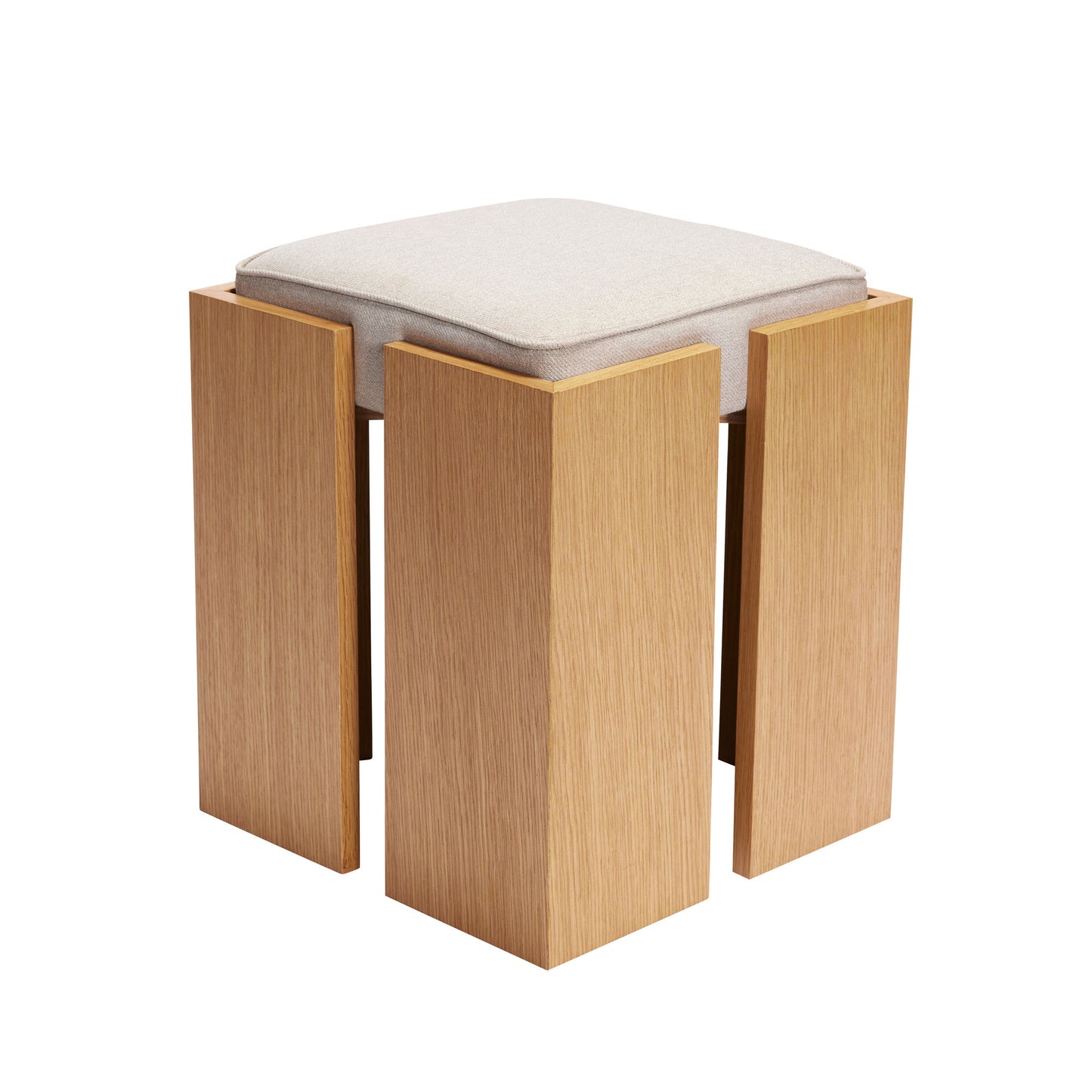 Hübsch Forma Tabouret Sable/Naturel