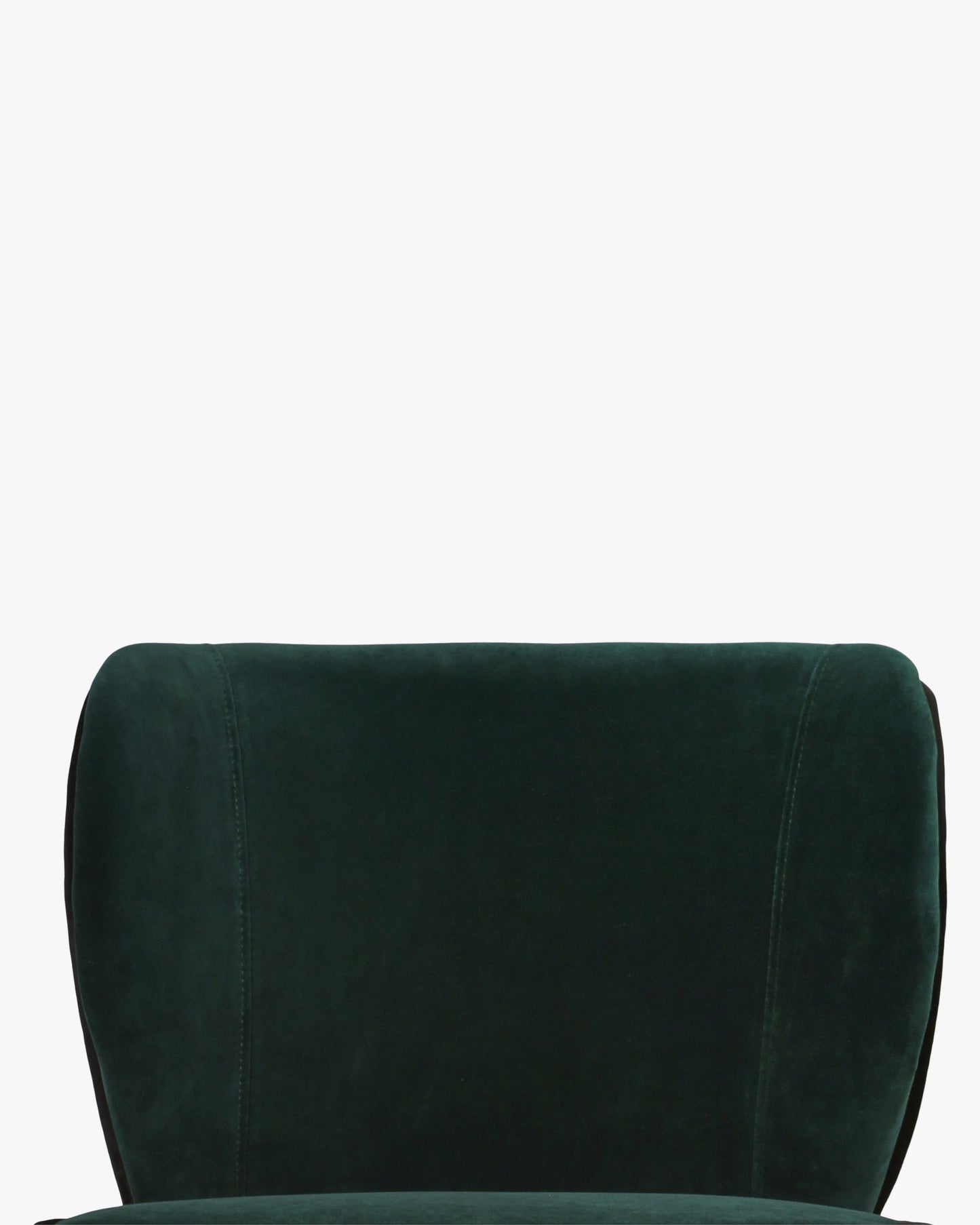 Tabouret de bar - Velours vert cèdre & métal noir - NV GALLERY - WAYNE