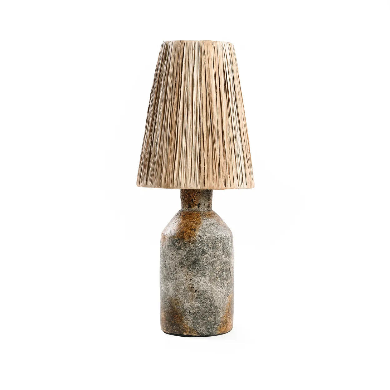 bazarbizar-b2b The Ithaka Table Lamp - Antique Grey Natural