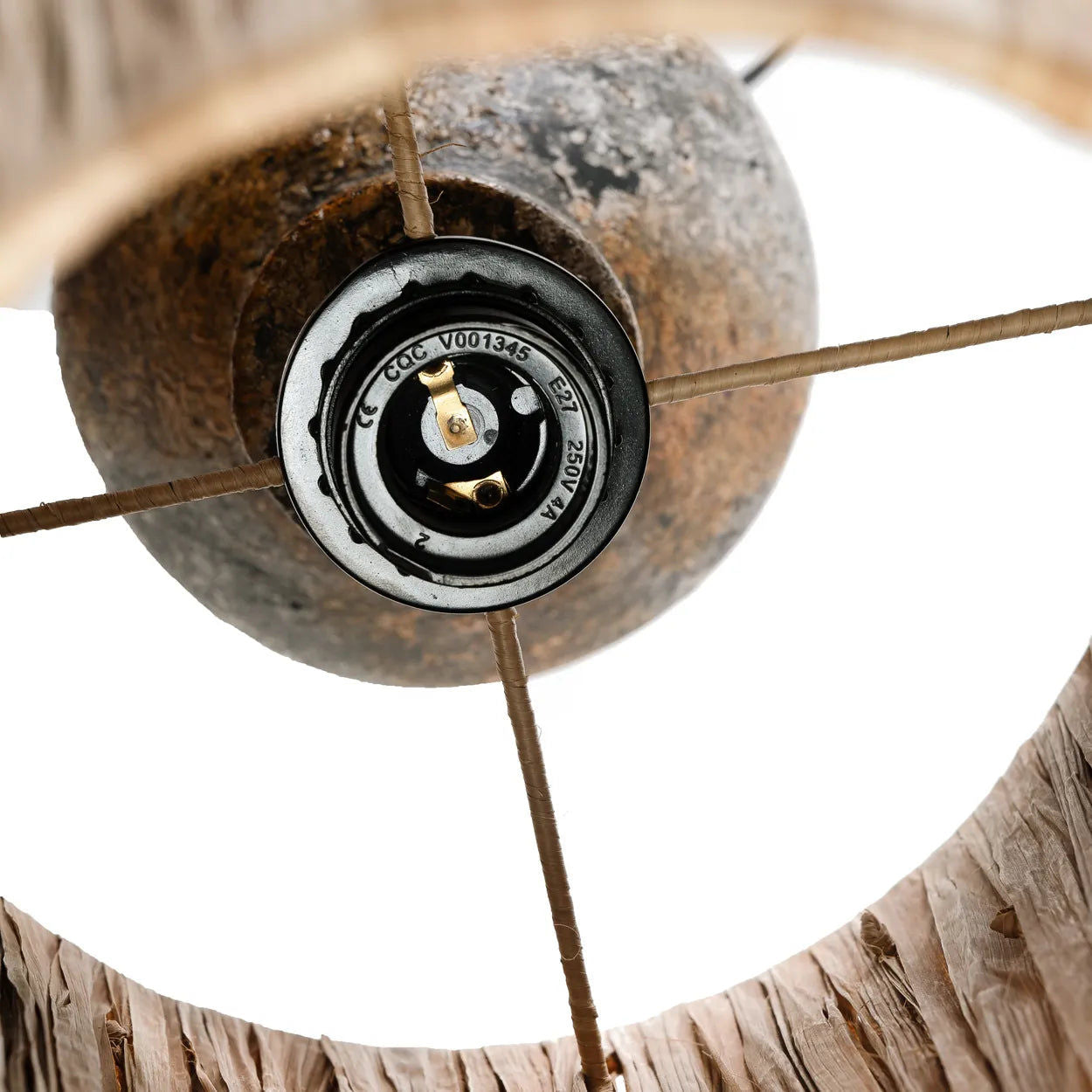bazarbizar-b2b The Ithaka Table Lamp - Antique Grey Natural