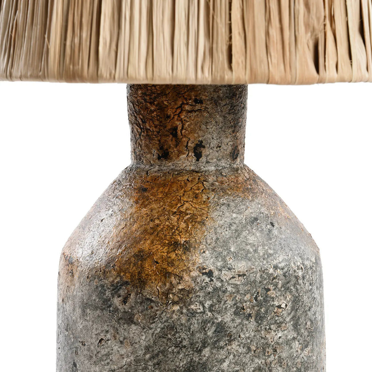 bazarbizar-b2b The Ithaka Table Lamp - Antique Grey Natural