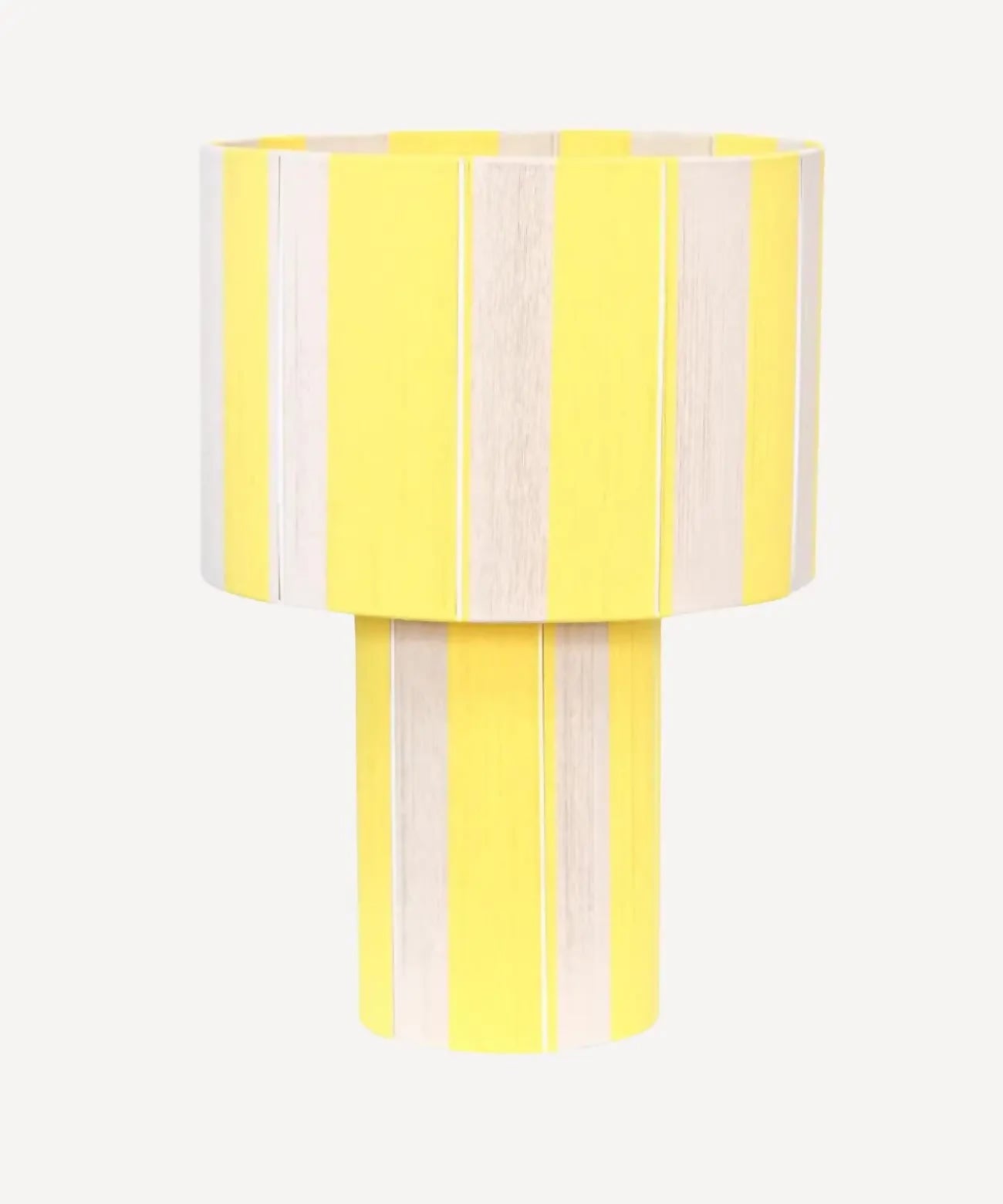 Lampe à poser "L'Elégante" -édition "Riviera acidulée" jaune