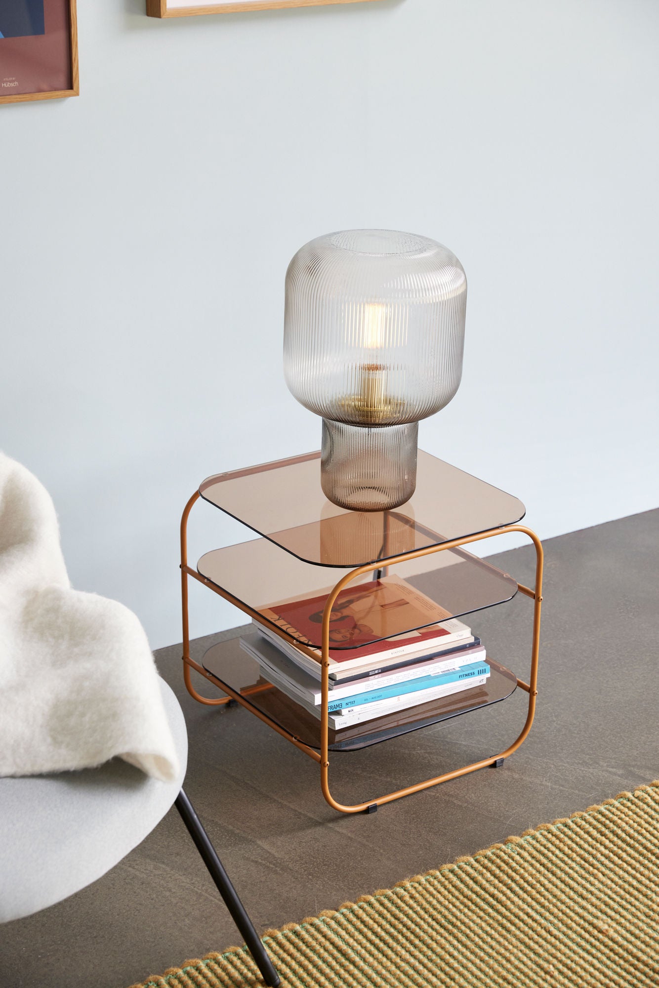 Hübsch Pirum Table Lamp Brown