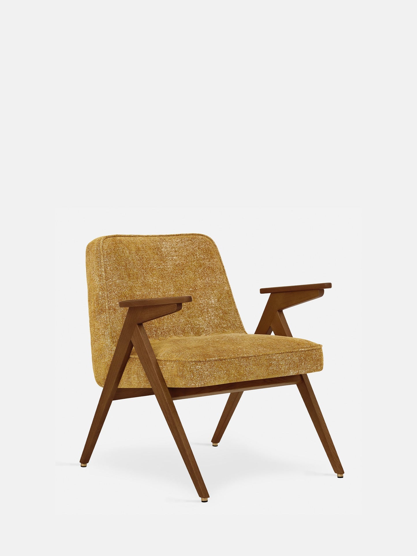 Bunny Armchair in Marble Mustard