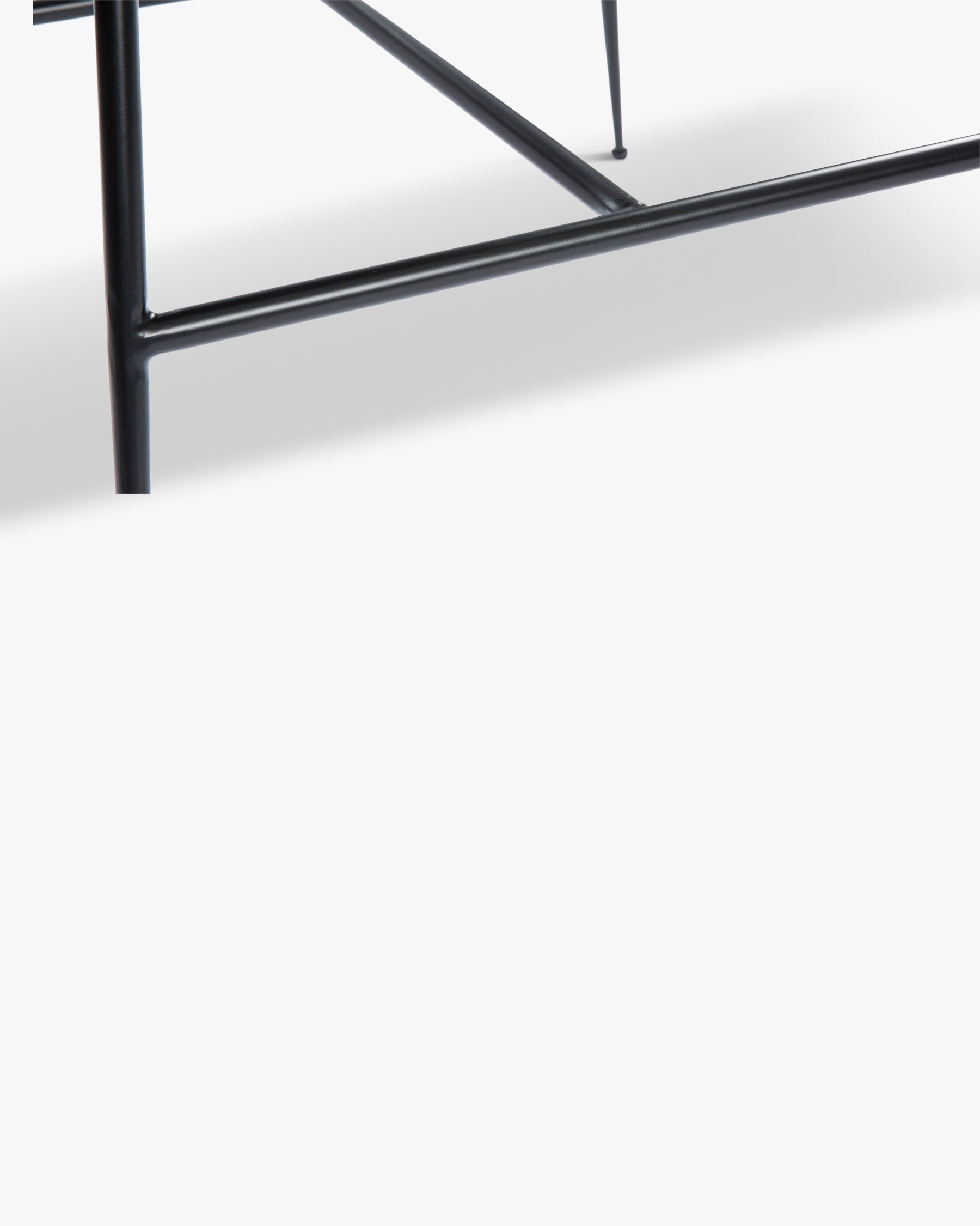 Tabouret de bar - Velours vert cèdre & métal noir - NV GALLERY - WAYNE