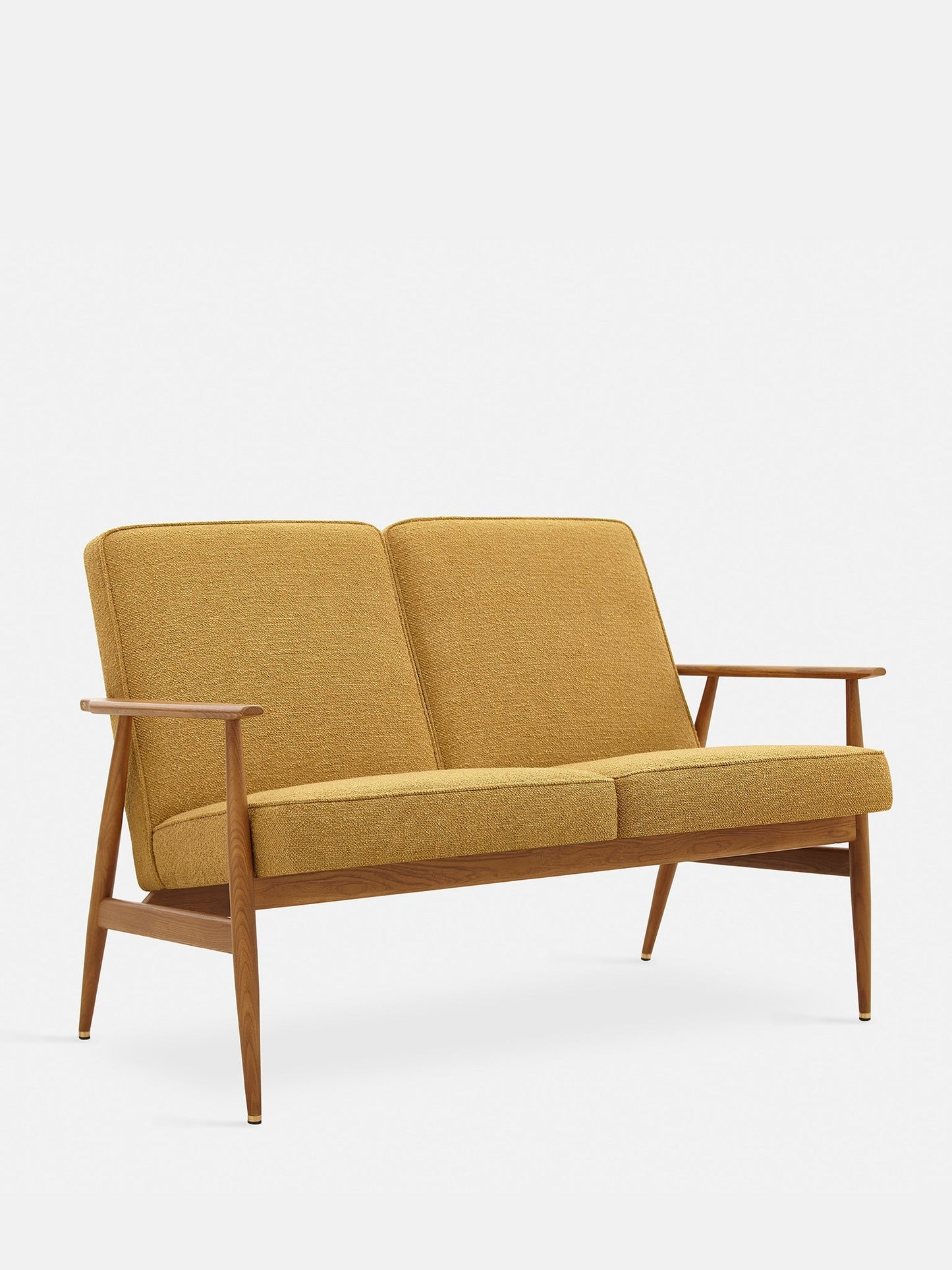 Fox 2-Seater in Boucle Mustard