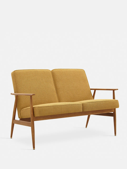 Fox 2-Seater in Boucle Mustard