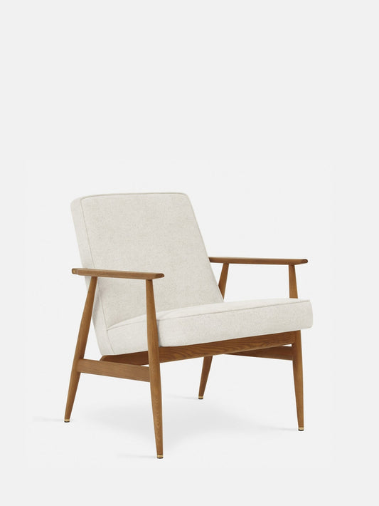 Fox Lounge Chair in Marble White