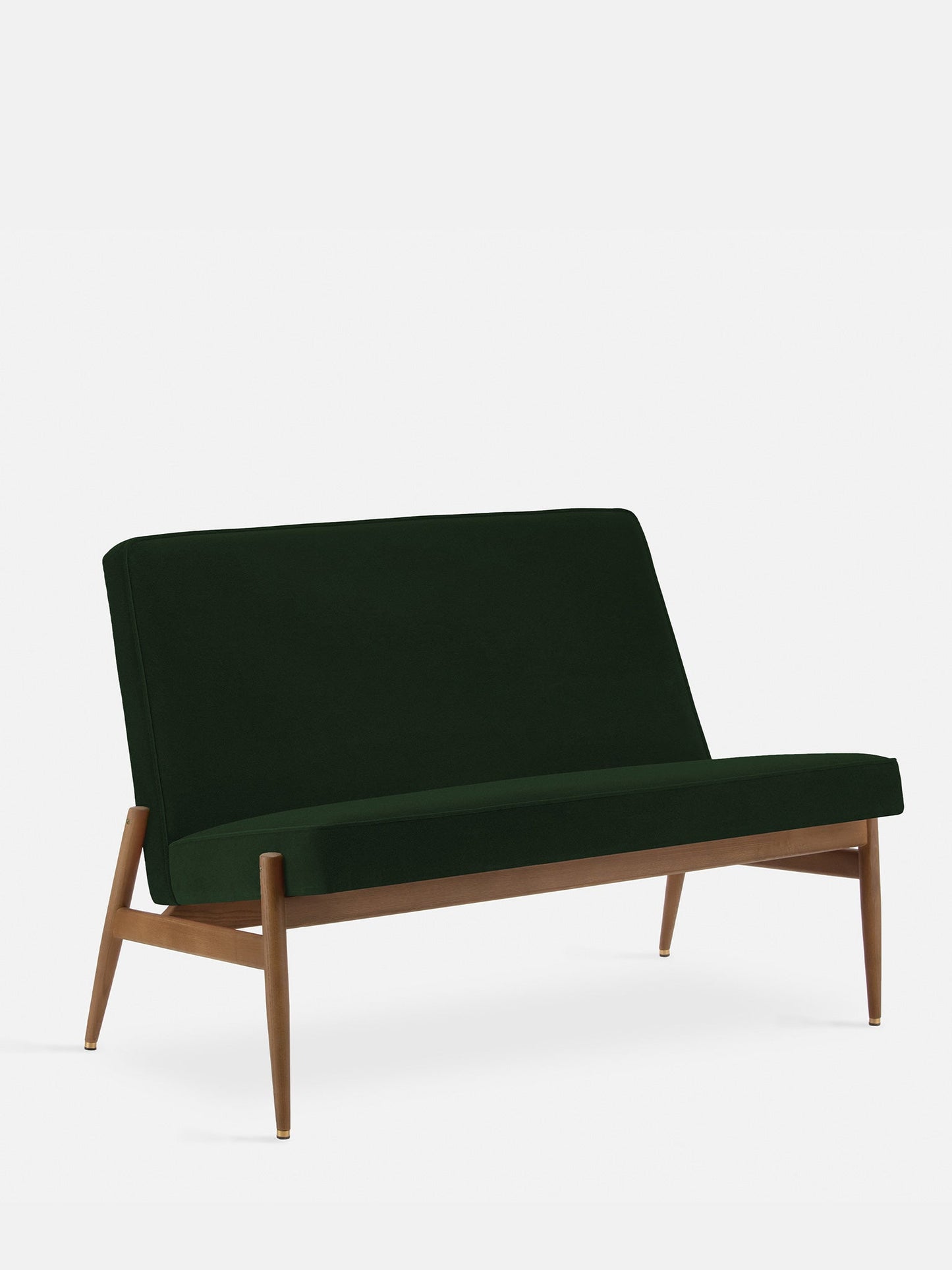 Fox Club Sofa in Velvet Bottle Green