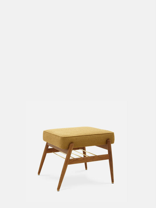 Fox Footrest in Boucle Mustard