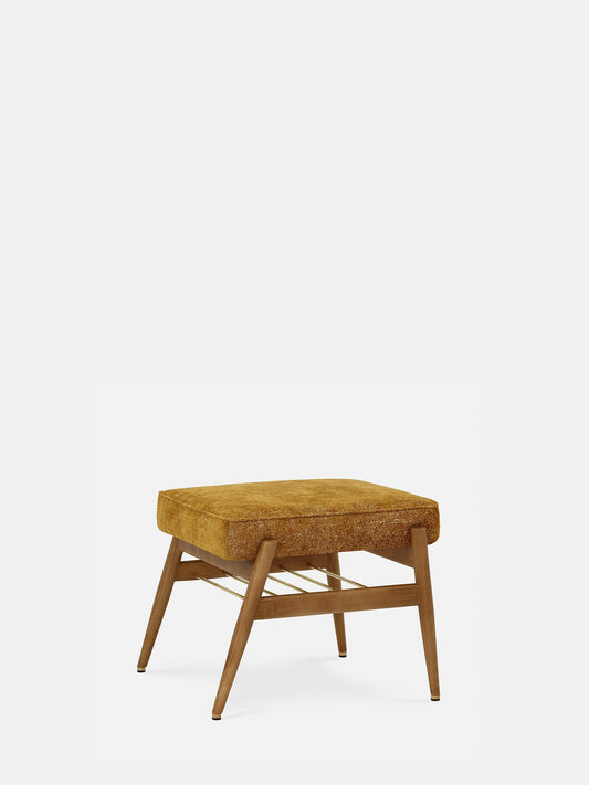 Fox Footrest in Marble Mustard