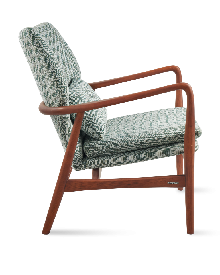 Fauteuil Peggy Squared Vert Clair