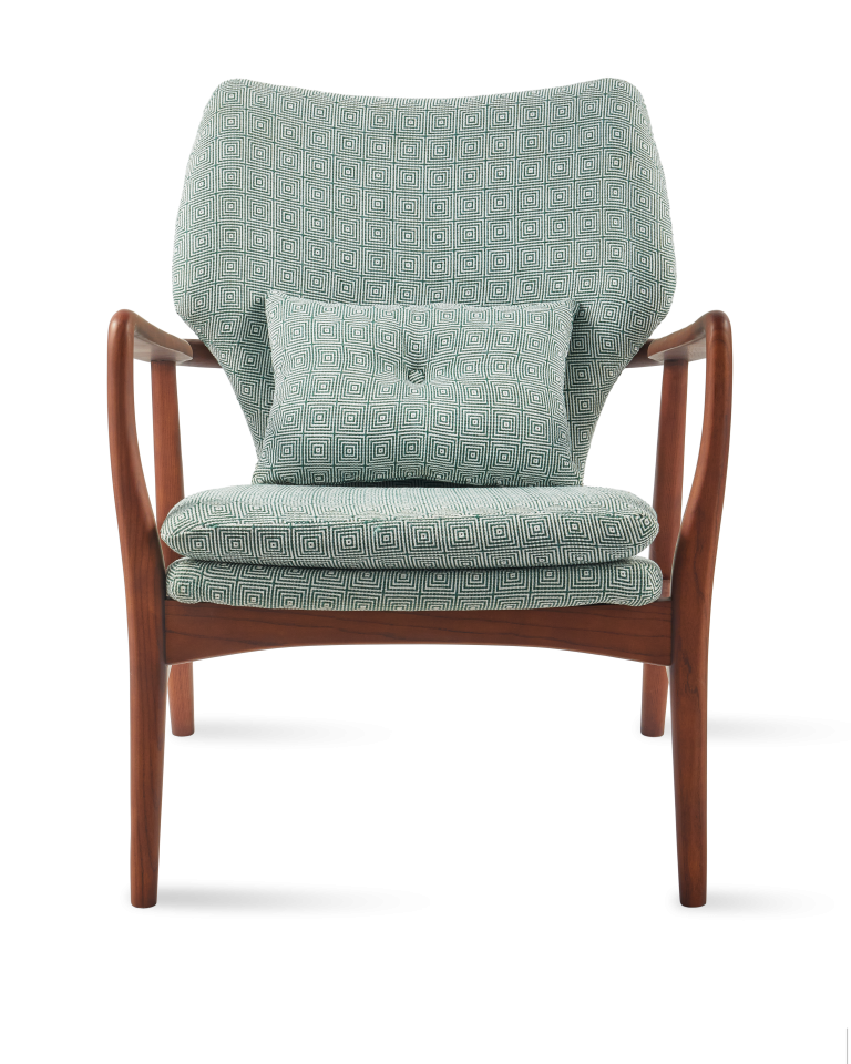 Fauteuil Peggy Squared Vert Clair