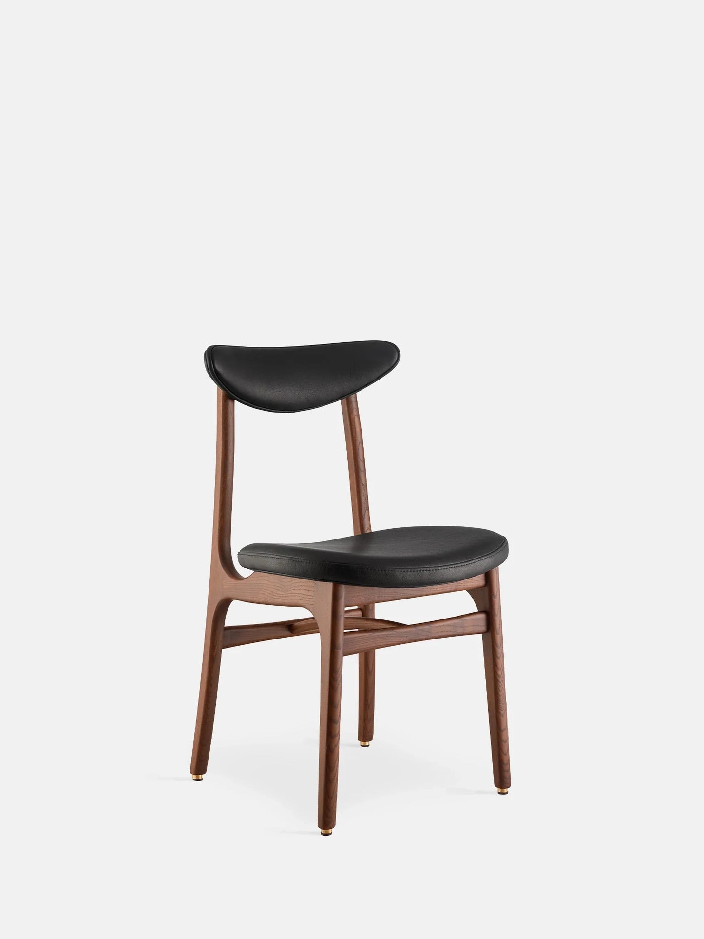 200-190 Chair in Natural Leather Black