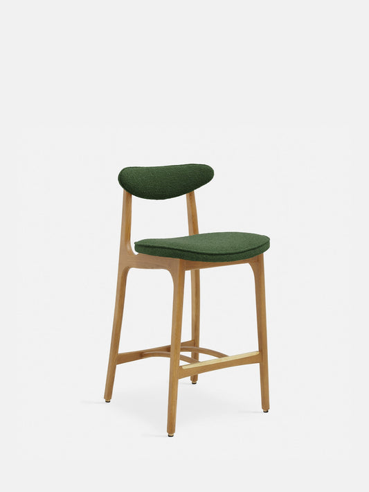 200-190 Bar Stool M/75 in Boucle Bottle Green