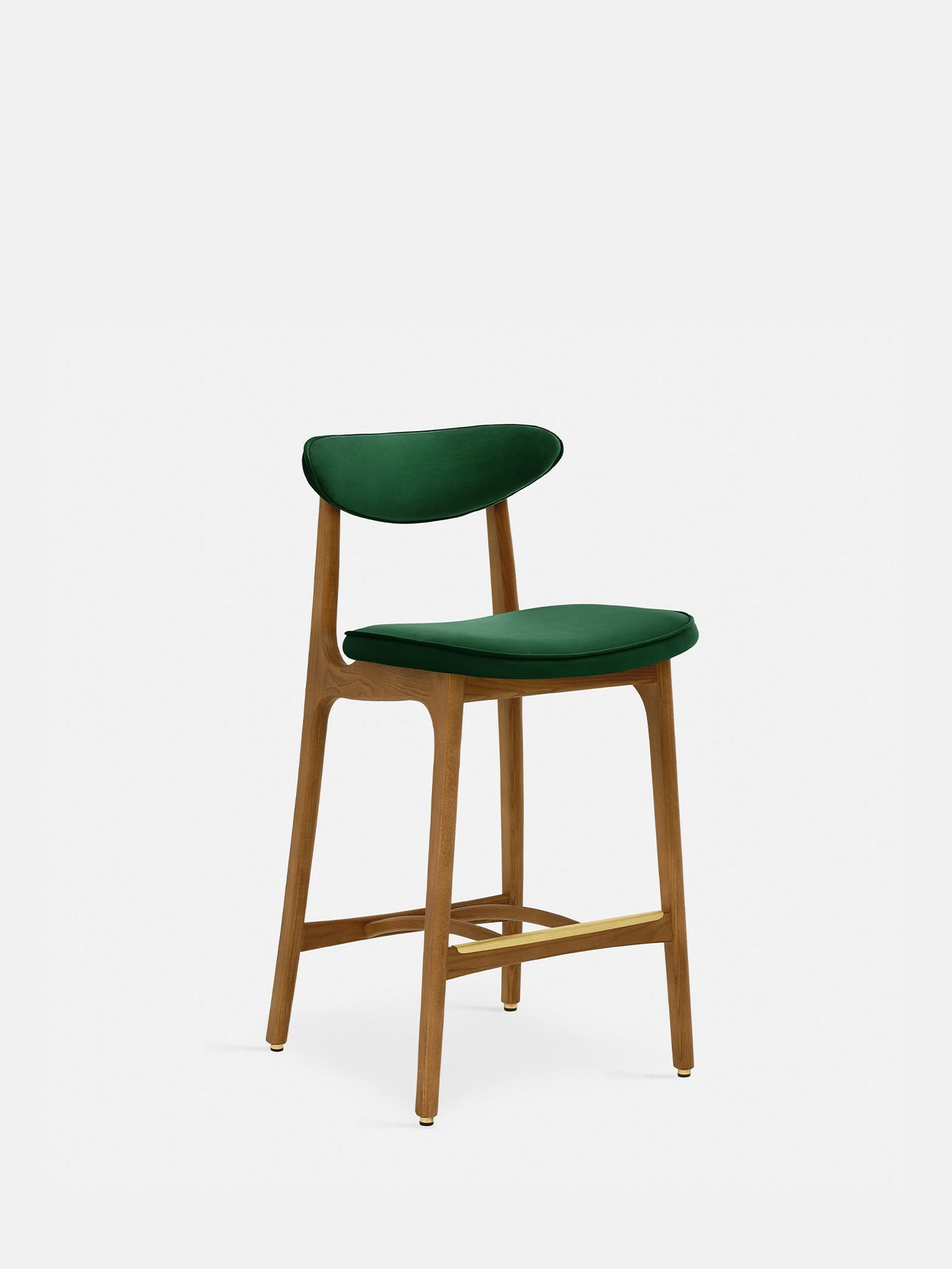 200-190 Bar Stool M/75 in Velvet Bottle Green