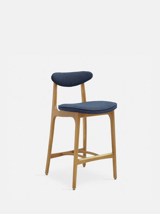 200-190 Bar Stool S/65 in Boucle Denim