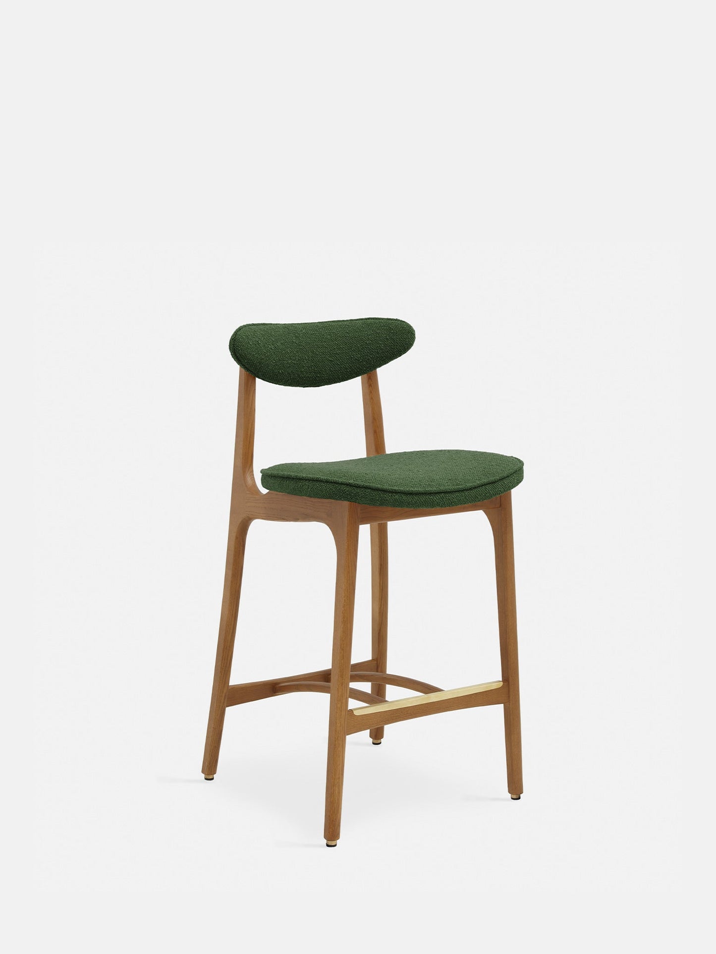 200-190 Bar Stool S/65 in Boucle Bottle Green