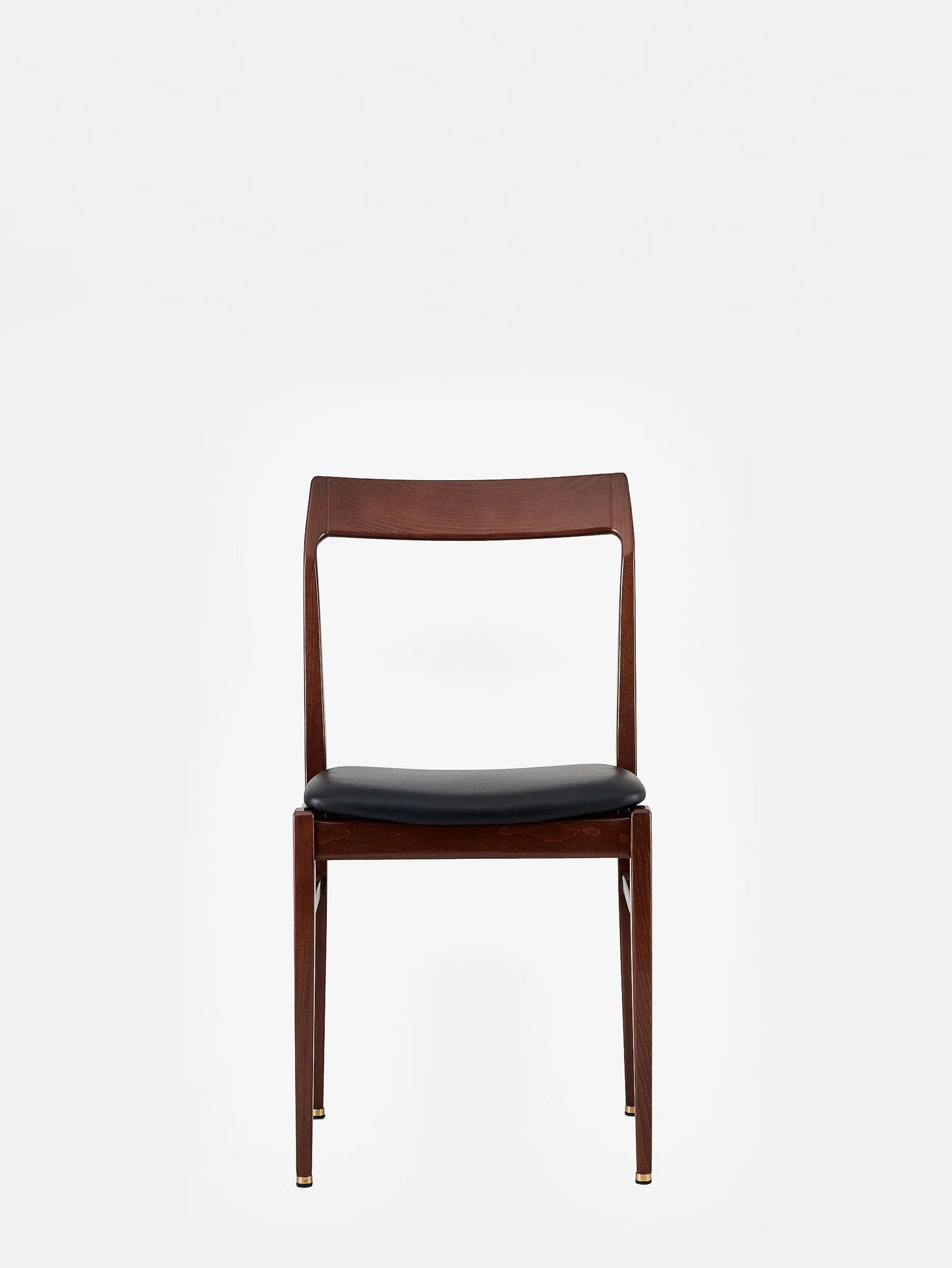Homa 104 Chair in Natural Leather Black