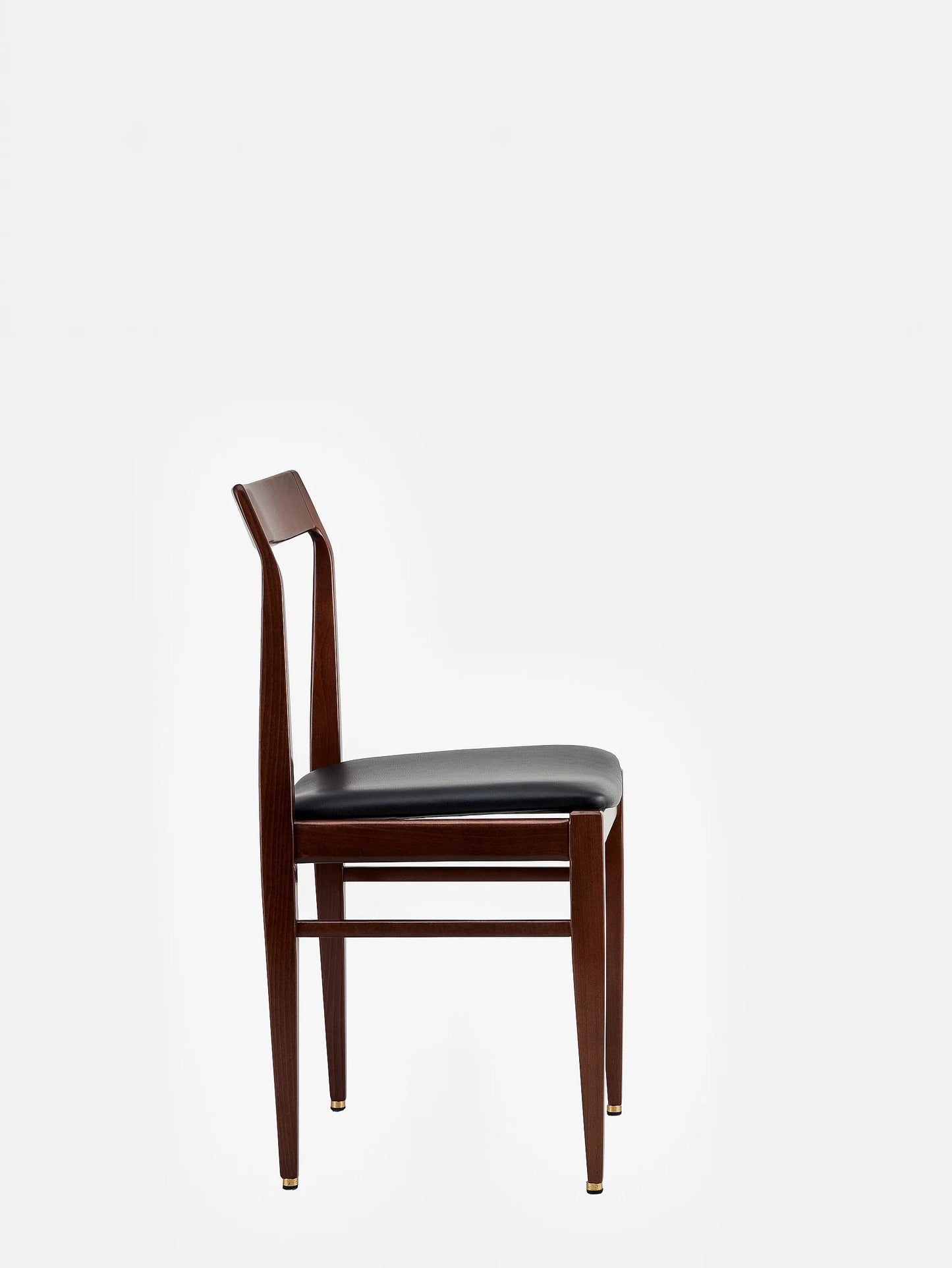 Homa 104 Chair in Natural Leather Black