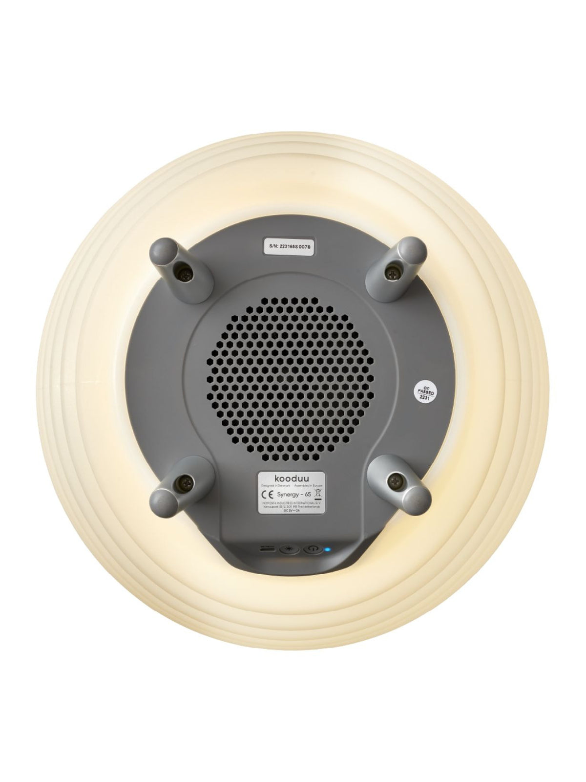 Enceinte bluetooth et lampe LED, Synergy 65