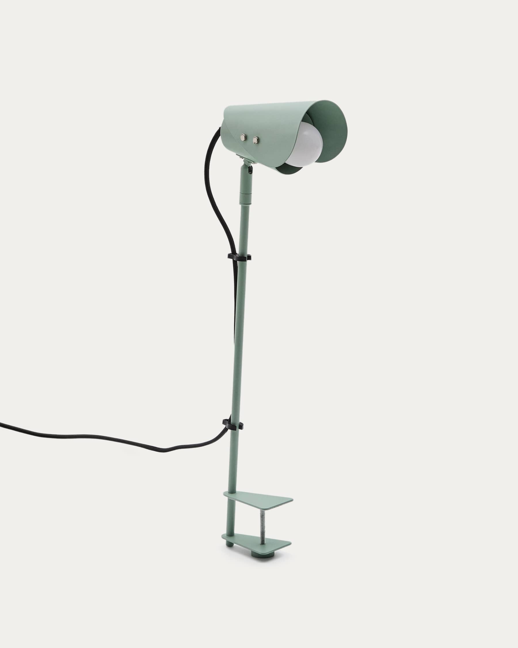 Lampe de bureau avec pince Jula en métal
