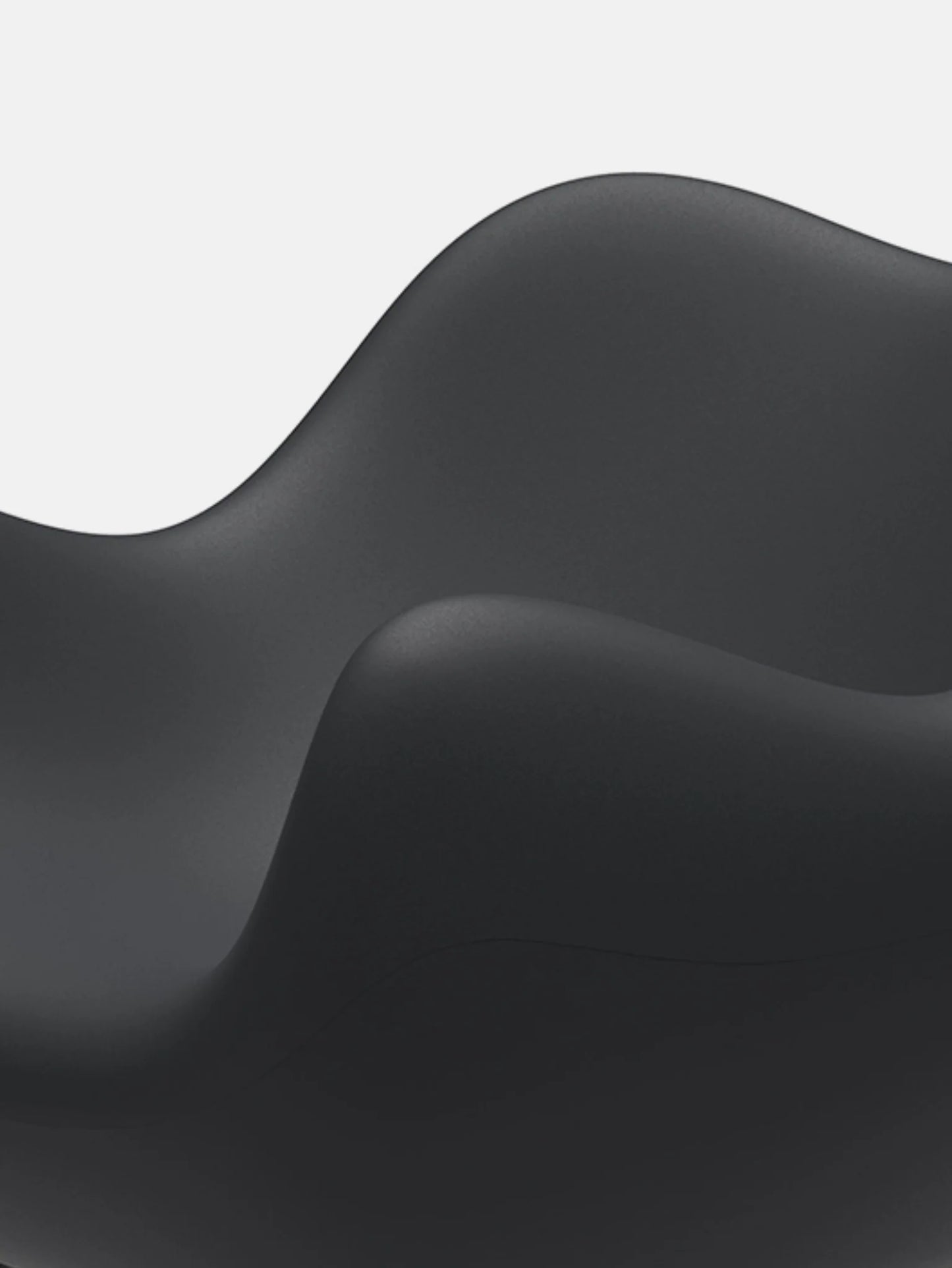RM58 Matte Armchair in Black Matte Finish