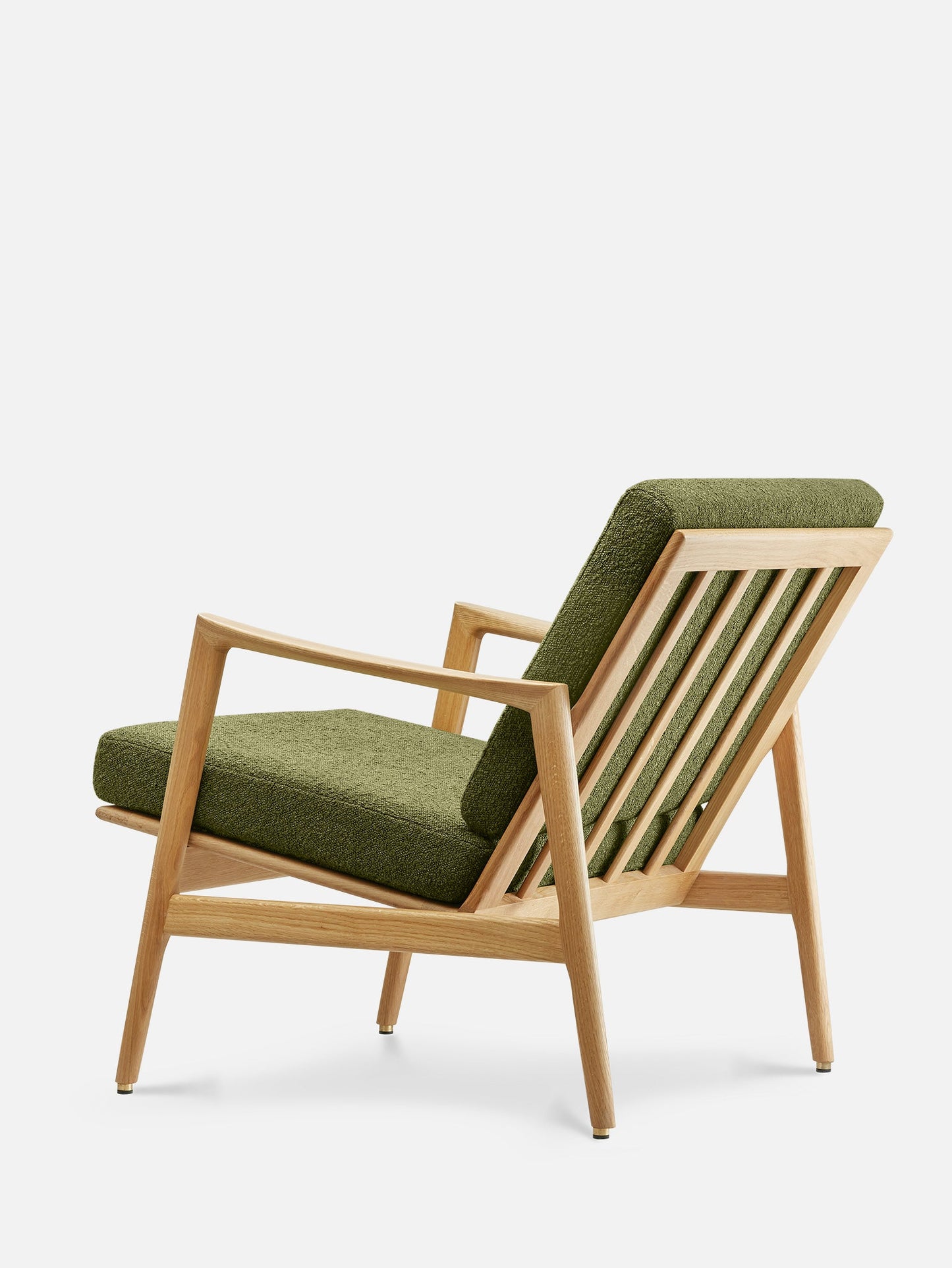 Stefan Lounge Chair in Boucle Olive