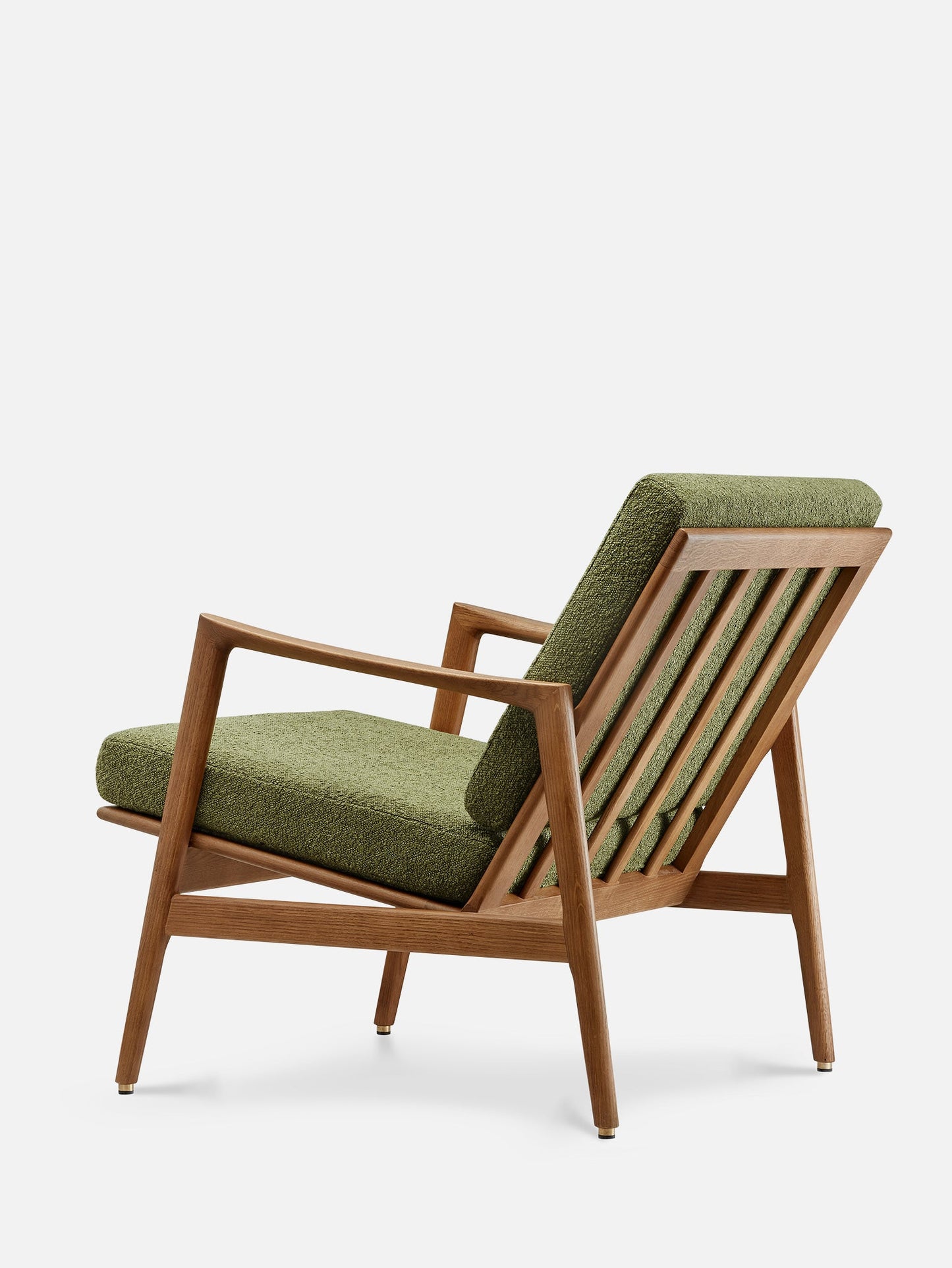 Stefan Lounge Chair in Boucle Olive