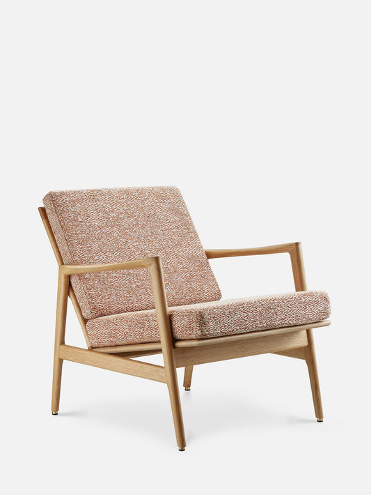 Stefan Lounge Chair in Braid Sierra
